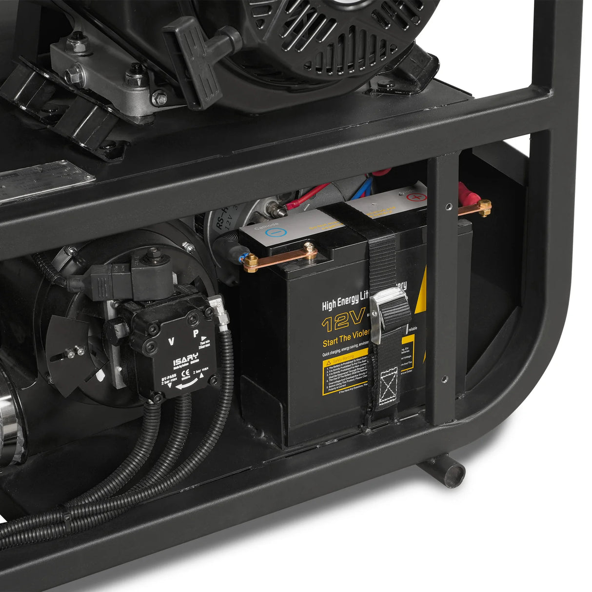 4000 PSI 4 GPM HONDA E-Start Engine Hot Water Pressure Washer with Hose Reel, HPW40H