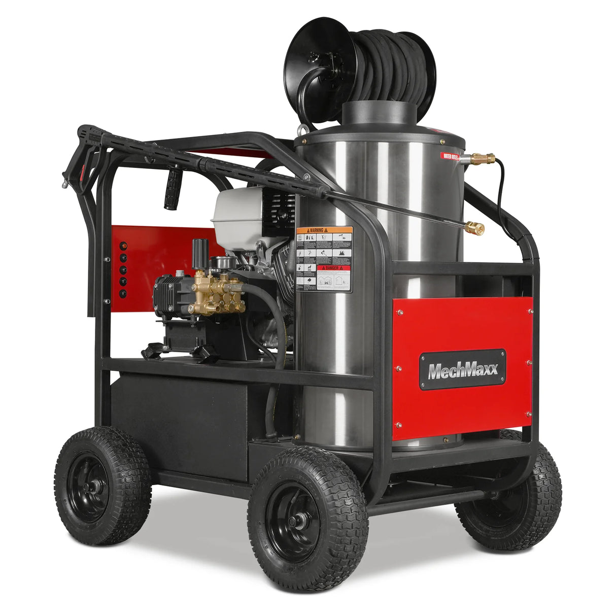 4000 PSI 4 GPM HONDA E-Start Engine Hot Water Pressure Washer with Hose Reel, HPW40H