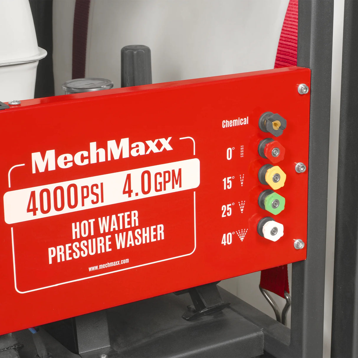 4000 PSI 4 GPM HONDA E-Start Engine Hot Water Pressure Washer Skid Mounted with 175 Gal Tank, HPW40HT