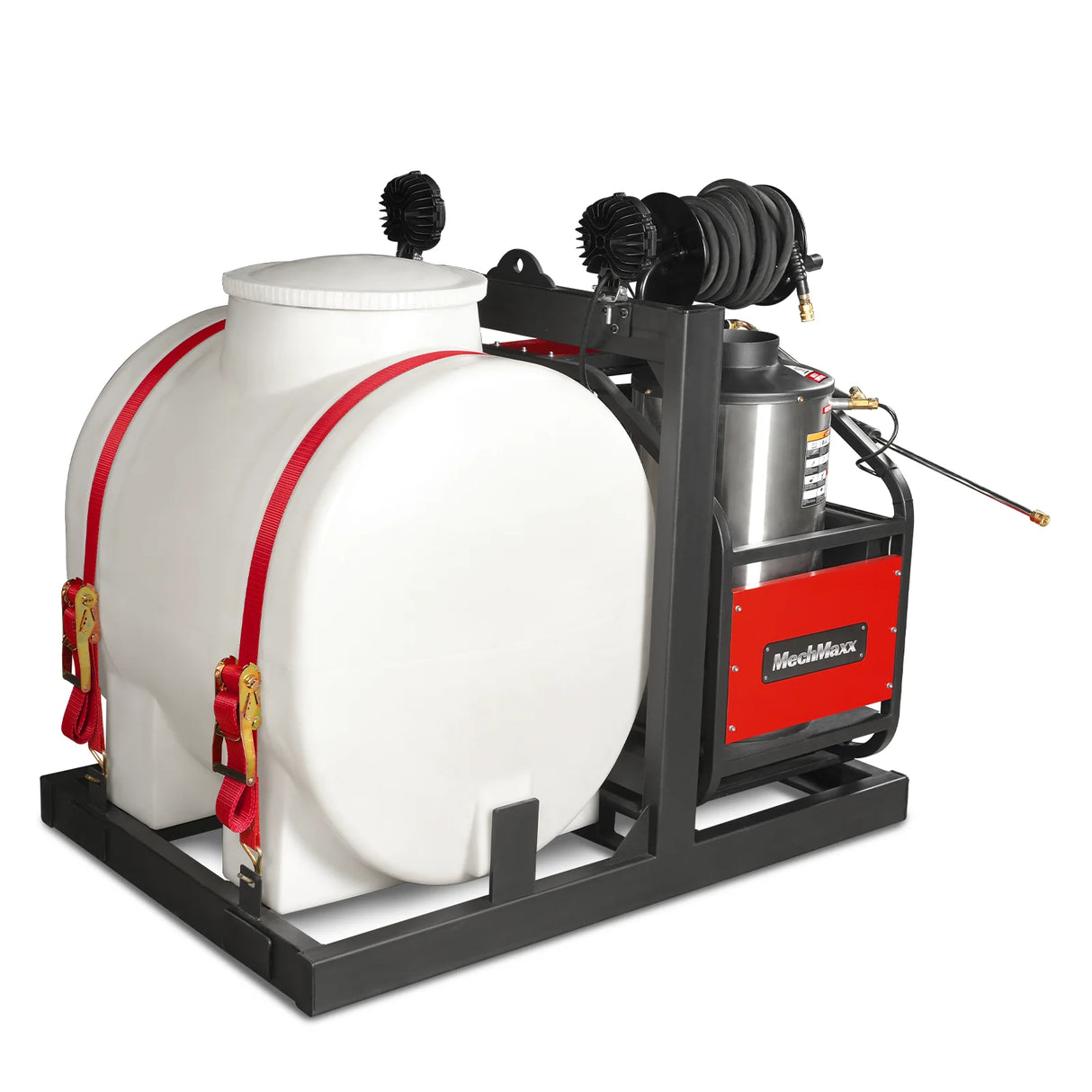 4000 PSI 4 GPM HONDA E-Start Engine Hot Water Pressure Washer Skid Mounted with 175 Gal Tank, HPW40HT