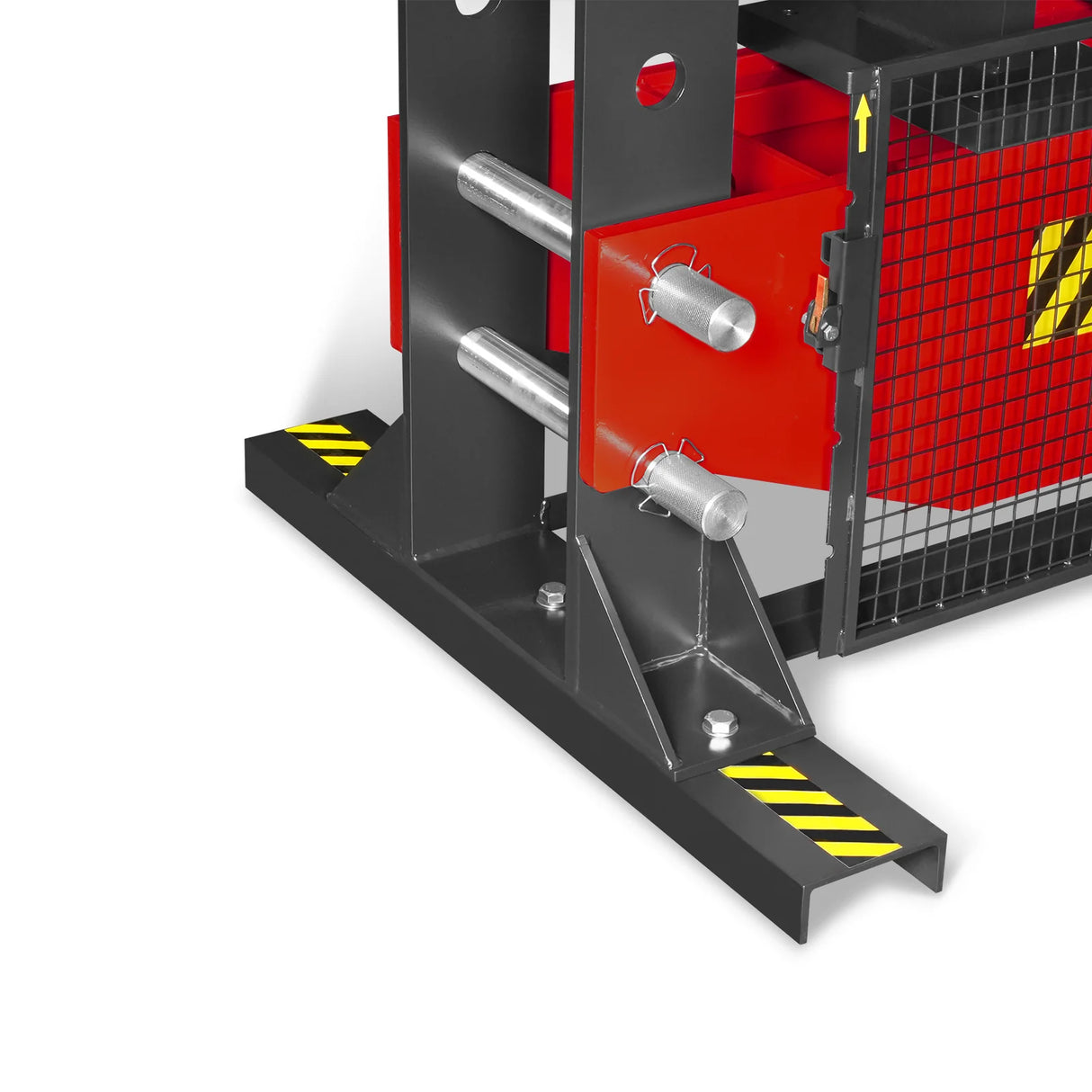 150 Ton H-Frame Electric Hydraulic Shop Press with Double-Acting Cylinder & Chain-Driven Table Lift, 110V Motor, Fully Welded Steel Frame, Safety Guard, HSP150E
