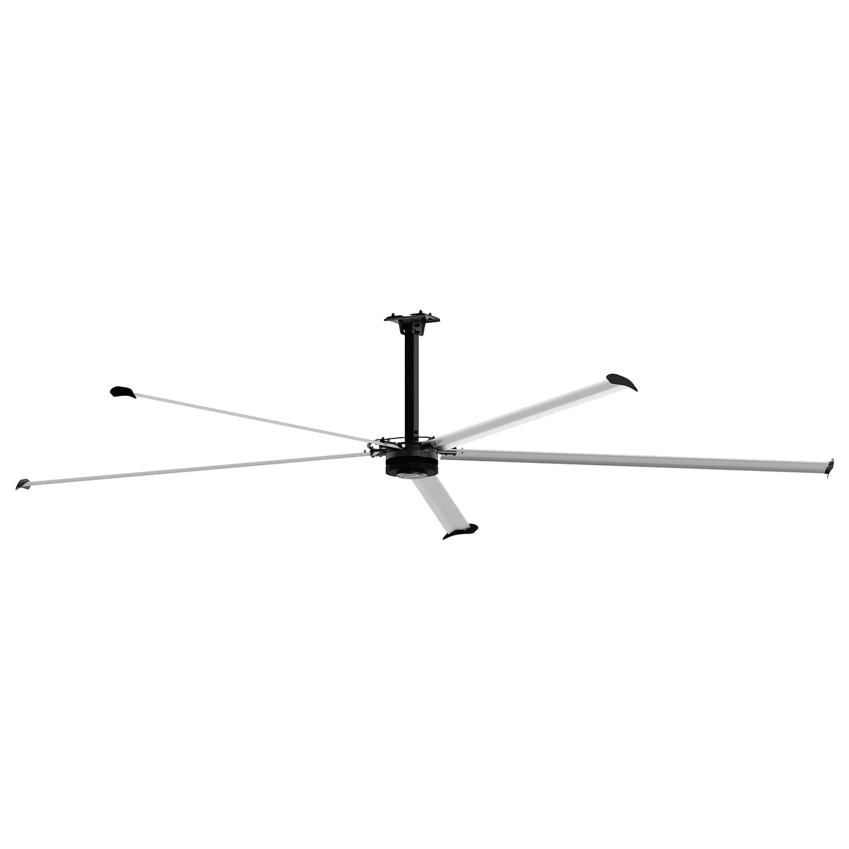 16FT HVLS Industrial Ceiling Fan 208-240V 1Ph - Energy Efficient Large Area Air Circulation for Fan Warehouses & Factories, 16FT1PH