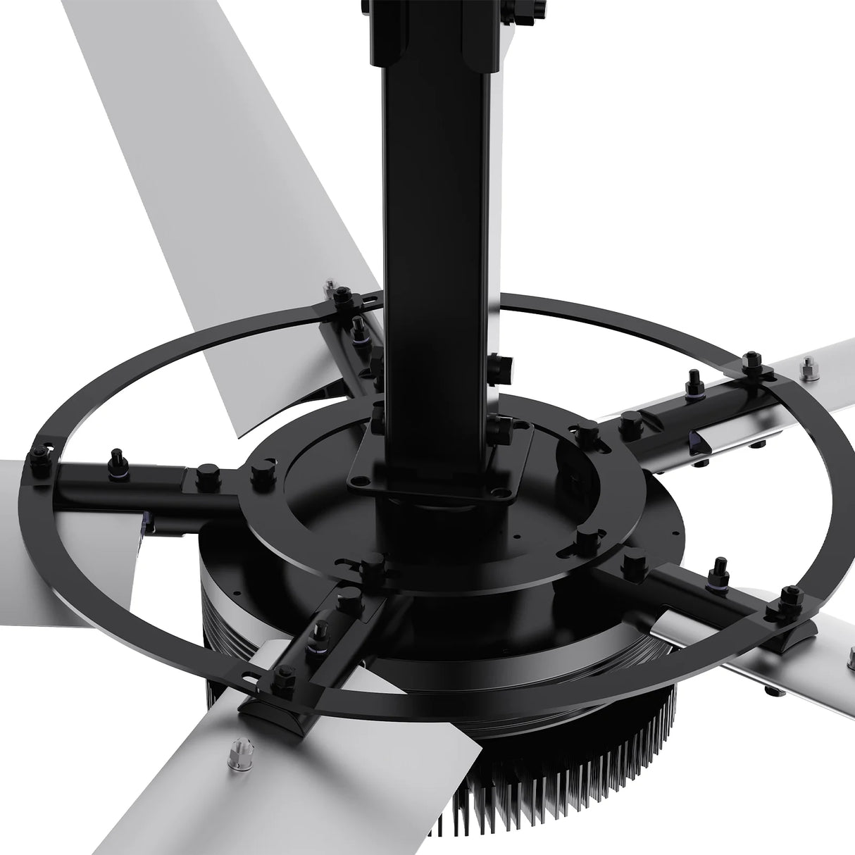 20FT HVLS Industrial Ceiling Fan 208-240V 1-Ph - Energy Efficient Large Area Air Circulation for Fan Warehouses & Factories, 20FT1PH