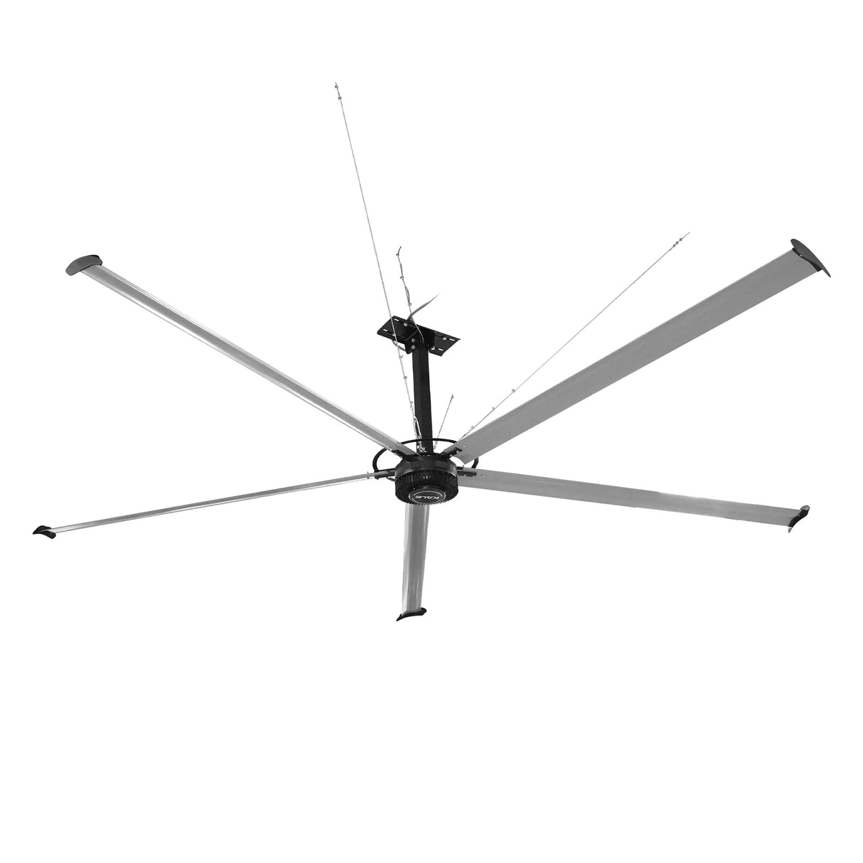 20FT HVLS Industrial Ceiling Fan 208-240V 1-Ph - Energy Efficient Large Area Air Circulation for Fan Warehouses & Factories, 20FT1PH