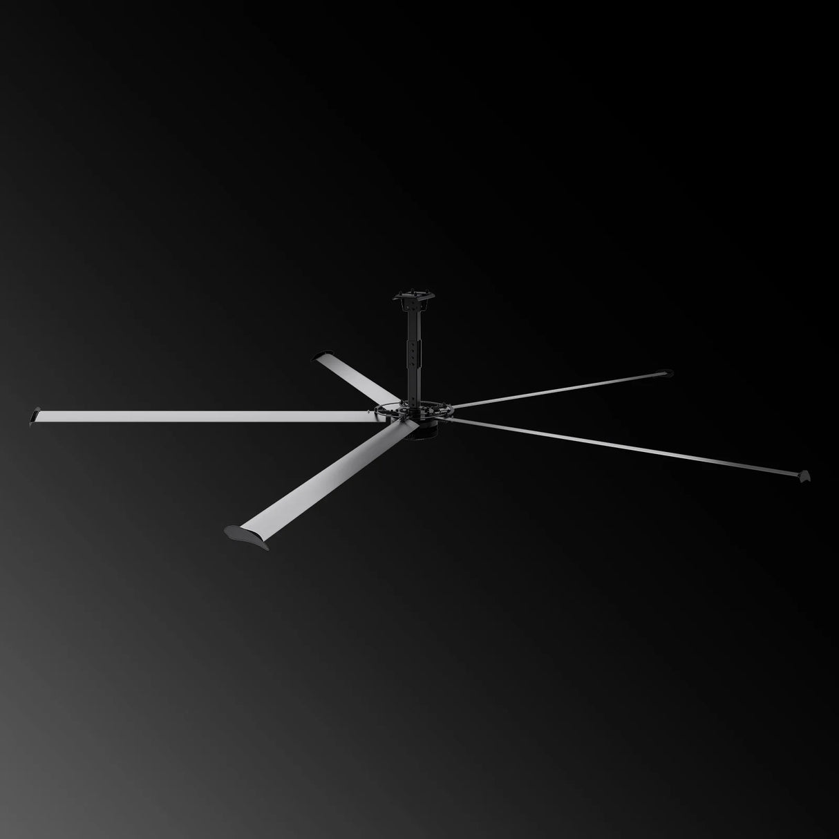 16FT HVLS Industrial Ceiling Fan 208-240V 1Ph - Energy Efficient Large Area Air Circulation for Fan Warehouses & Factories, 16FT1PH