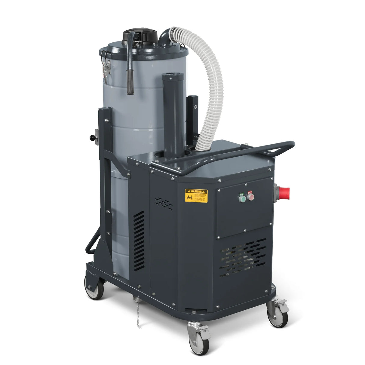 Industrial Wet/Dry Vacuum Cleaner with HEPA Filter Continuous Duty 8.6 HP 364 CFM 26.4 Gallon - 230V 3Phase, IVB230