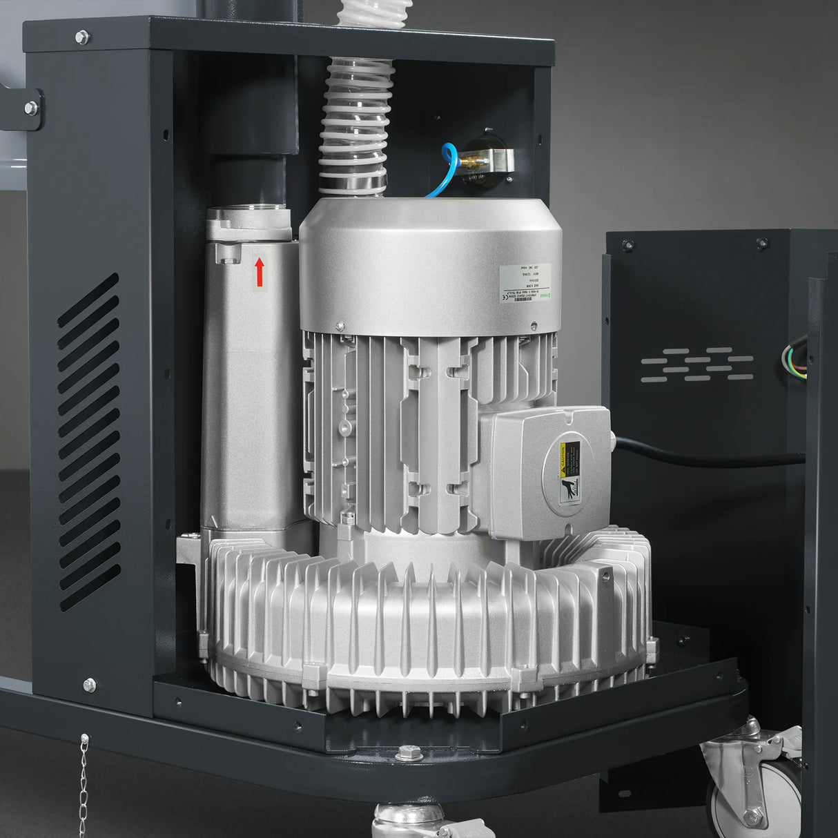 Industrial Wet/Dry Vacuum Cleaner with HEPA Filter Continuous Duty 8.6 HP 364 CFM 26.4 Gallon - 480V 3Phase, IVB480