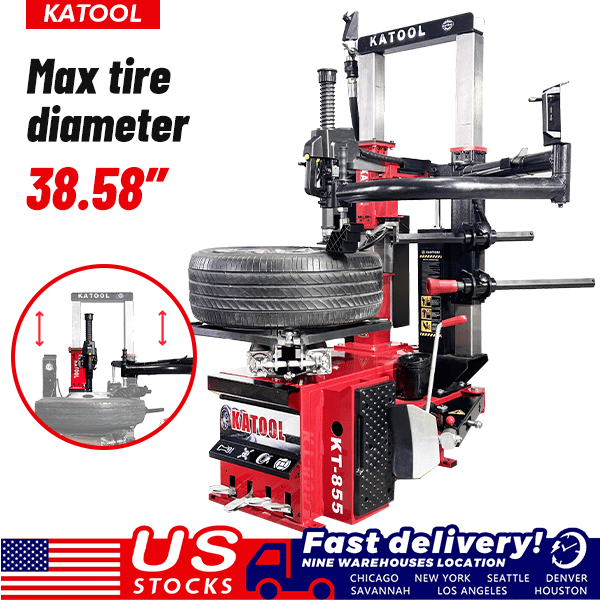 Katool KT-T855 Vertical Tire Press Changer Wheel Changer Machine