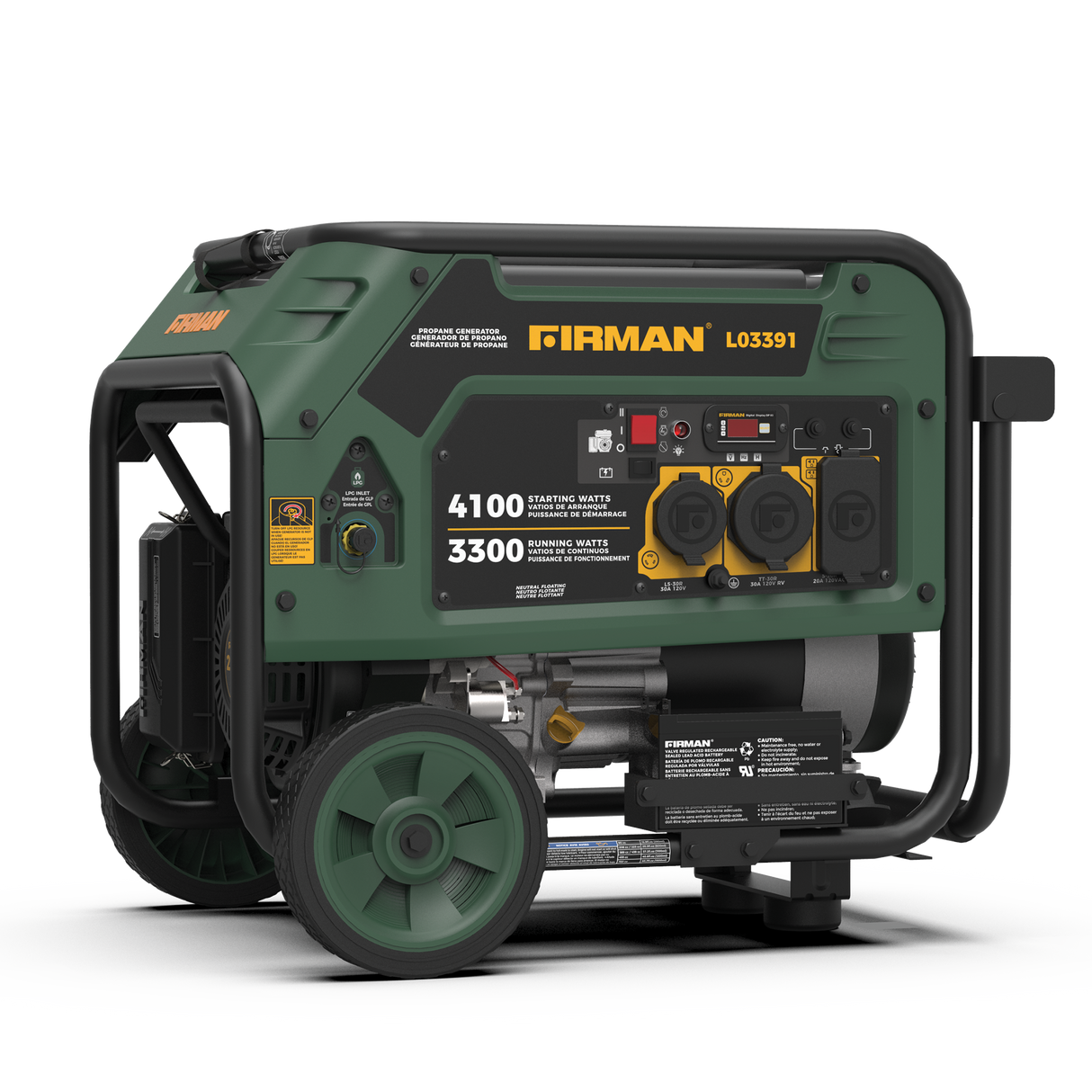 LPG Portable Generator 4100W Electric Start