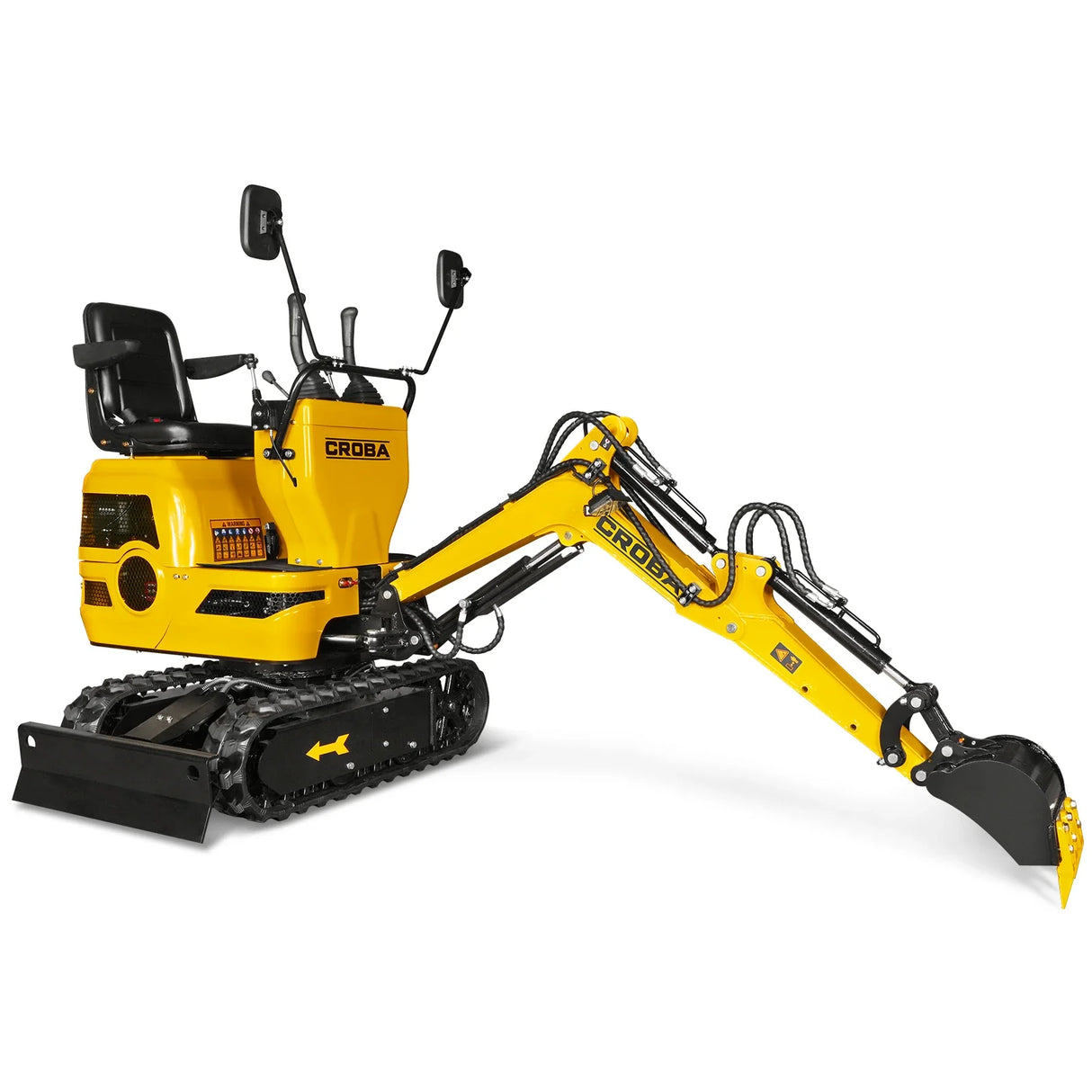 Mini Compact Excavator Loncin 300cc 9hp Engine, 43.3" Max. Digging Depth, 1345 LBS Operating Weight, MEC06