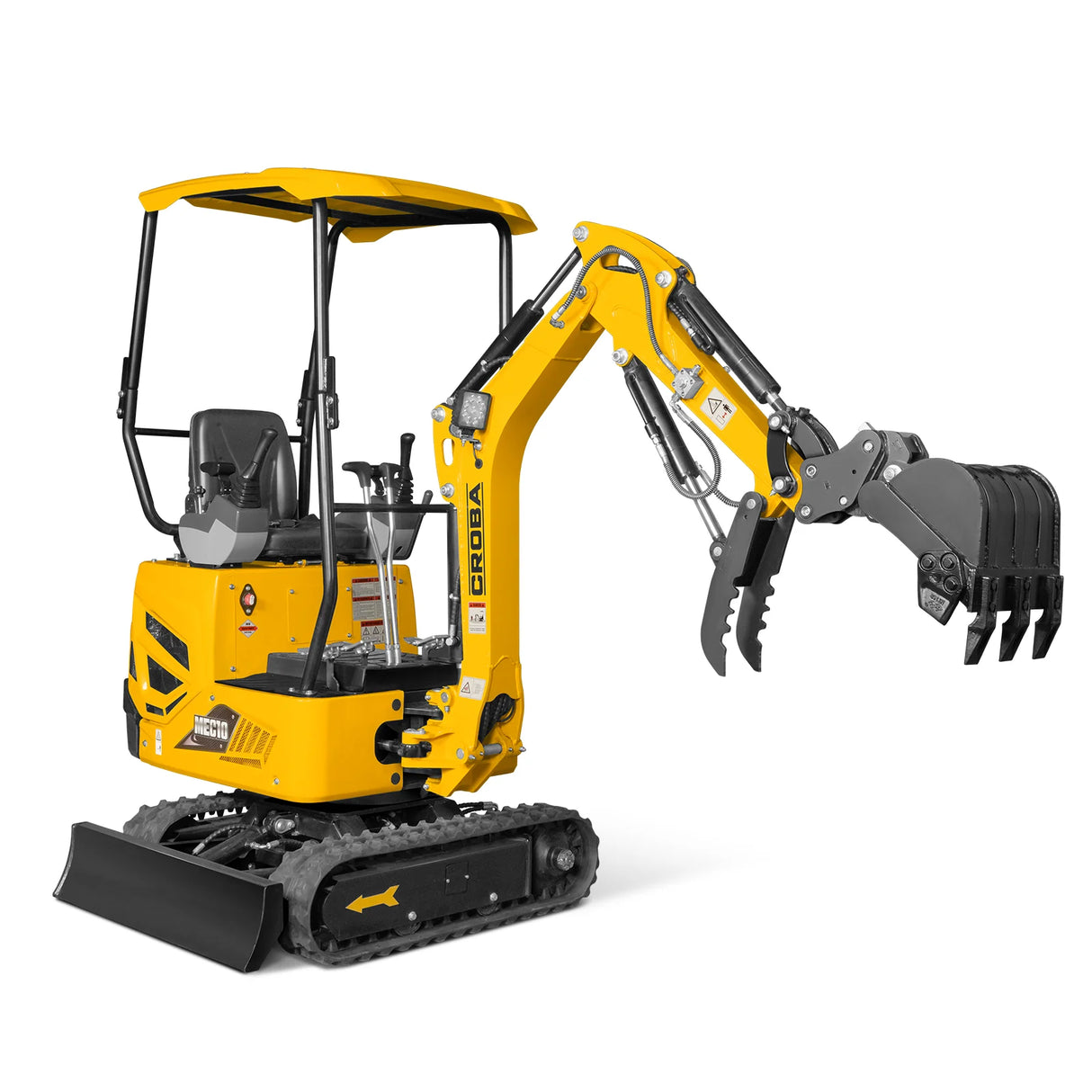 Mini Compact Excavator B&S VANGUARD 408cc 14hp Engine, 65.7" Max. Digging Depth, 2370 LBS Operating Weight, MEC10