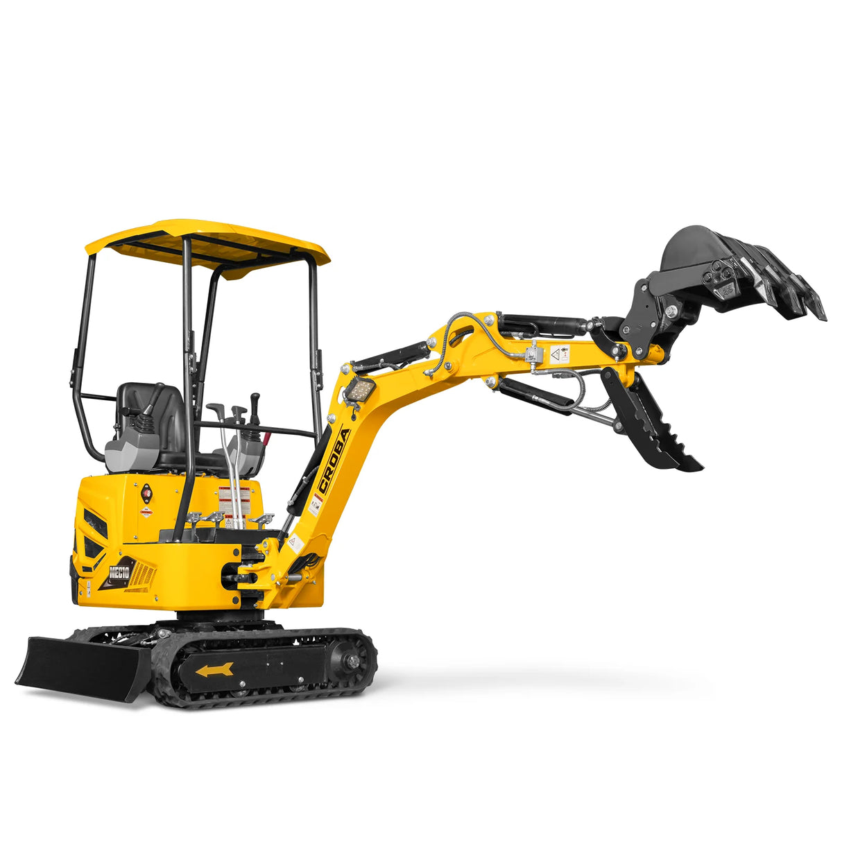 Mini Compact Excavator B&S VANGUARD 408cc 14hp Engine, 65.7" Max. Digging Depth, 2370 LBS Operating Weight, MEC10
