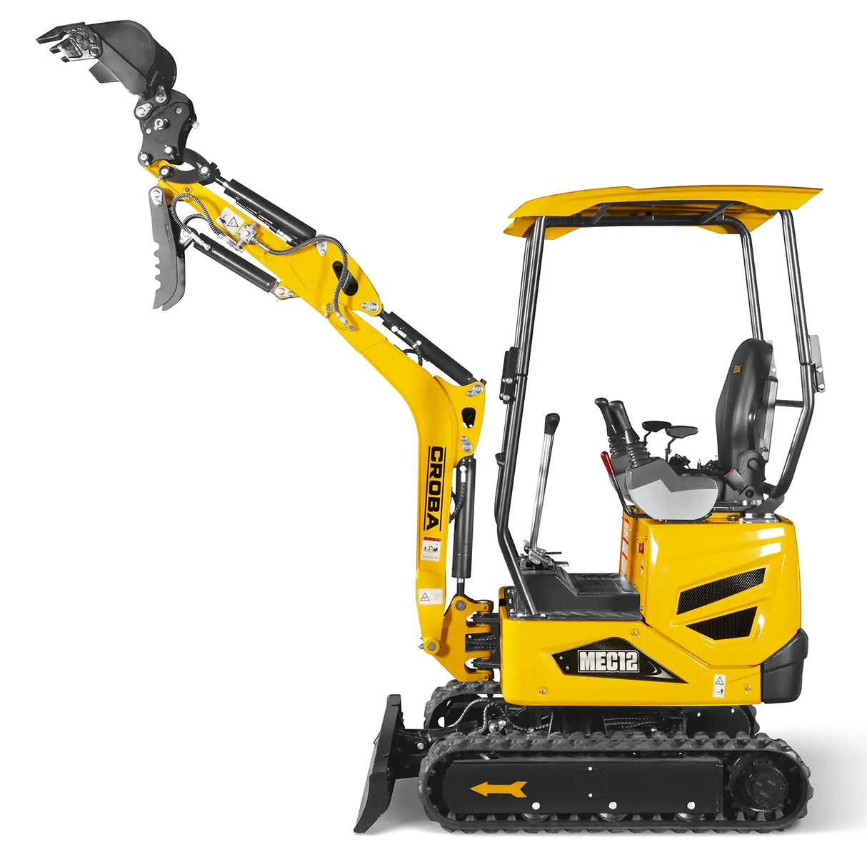 Mini Compact Excavator Kubota D722 Engine, 65.7" Max. Digging Depth, 2700 LBS Operating Weight, MEC12
