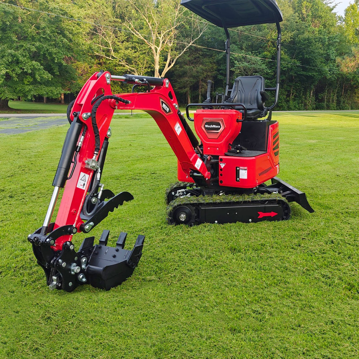 Mini Compact Excavator HONDA GX390 Engine, 65.7" Max. Digging Depth, 2280 LBS Operating Weight, MEC10