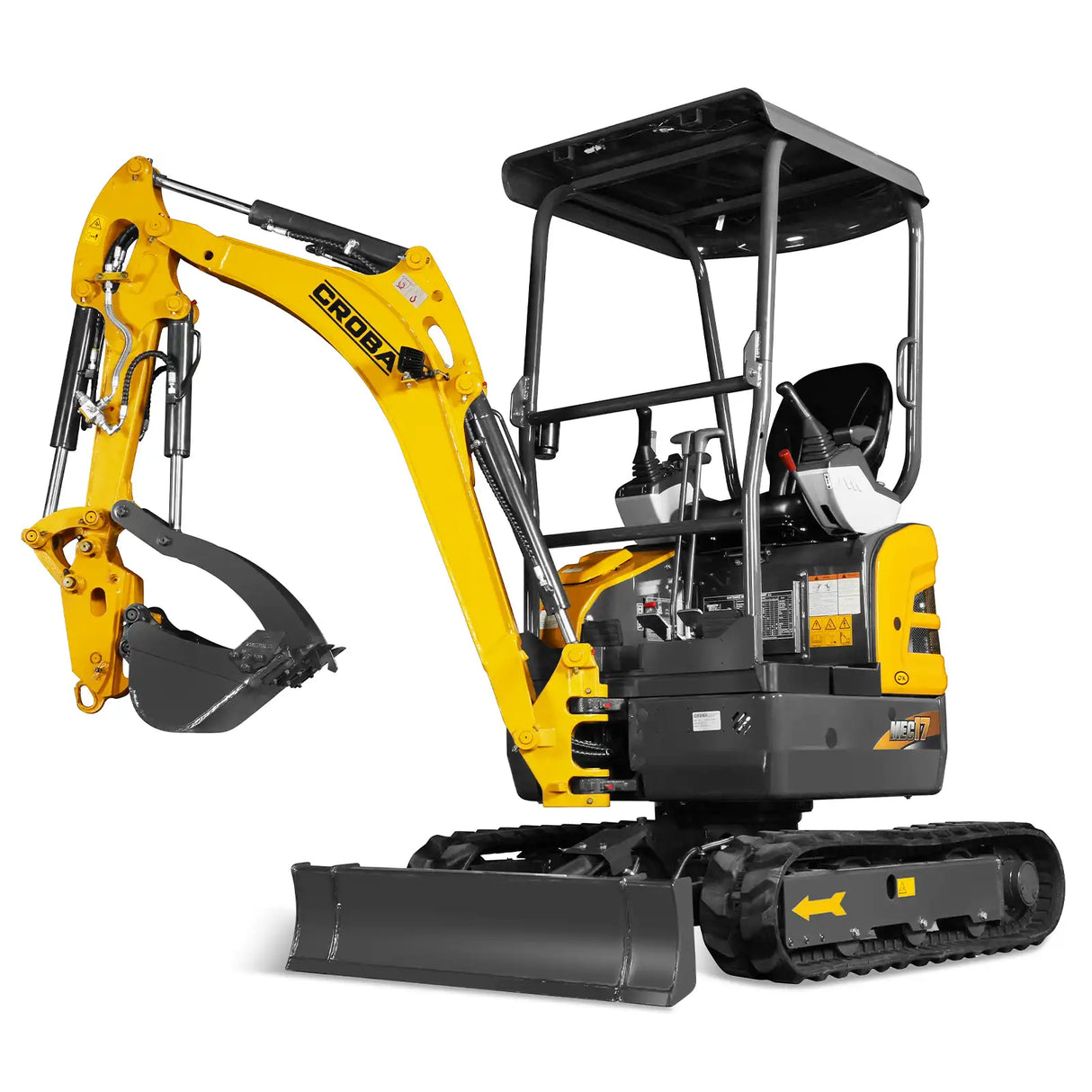 Mini Compact Excavator Kubota D902 Engine, 89" Max. Digging Depth, 4145 LBS Operating Weight, MEC17