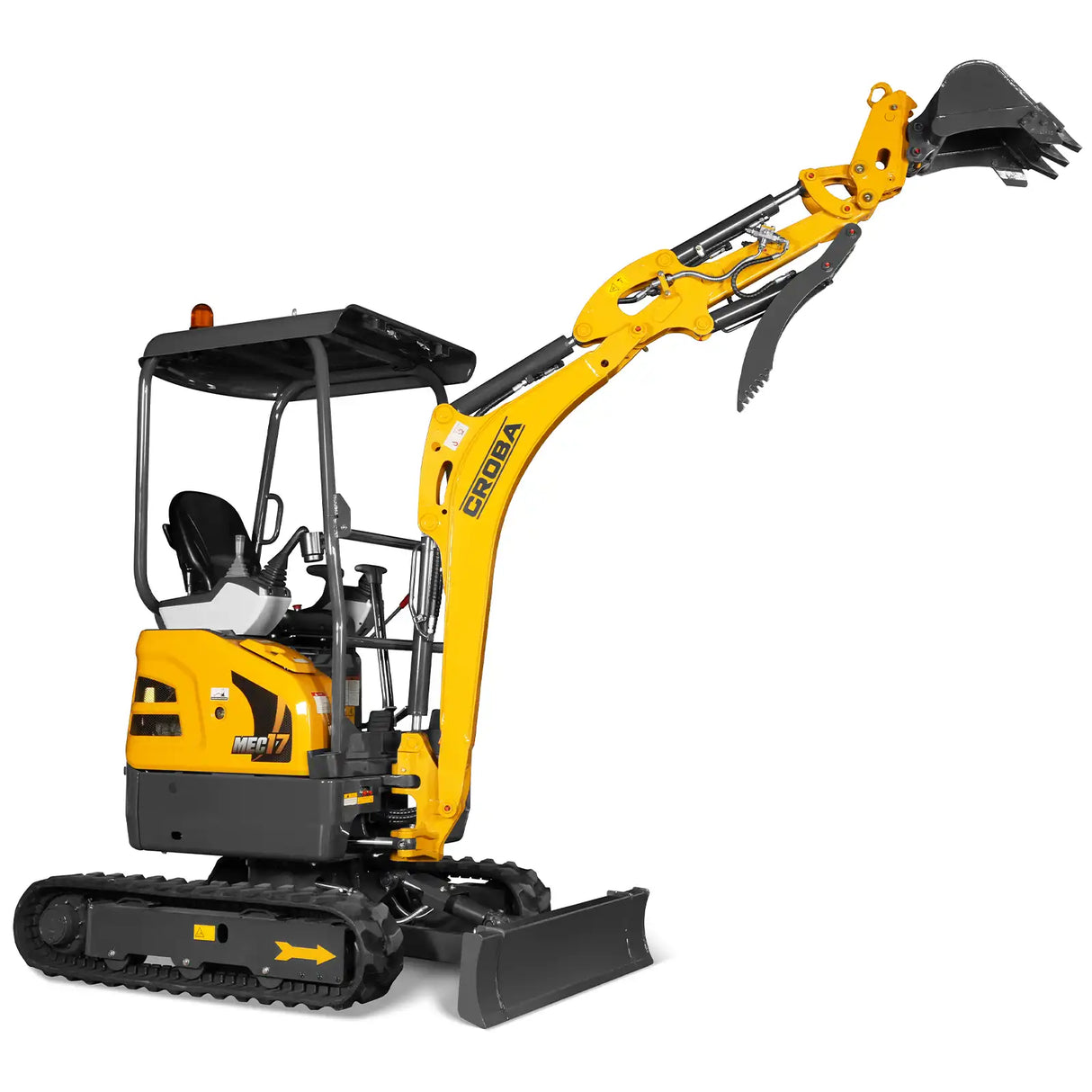 Mini Compact Excavator Kubota D902 Engine, 89" Max. Digging Depth, 4145 LBS Operating Weight, MEC17