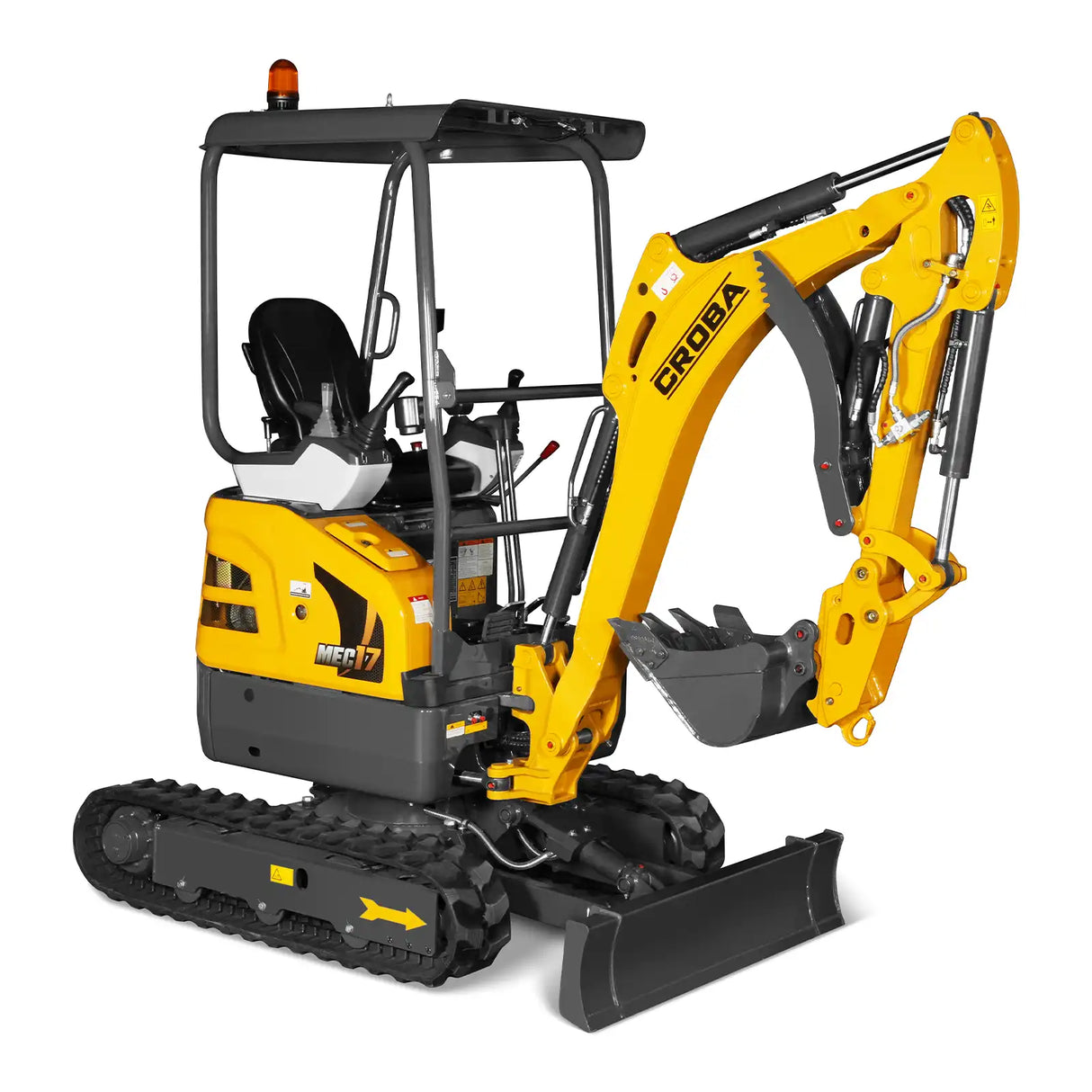 Mini Compact Excavator Kubota D902 Engine, 89" Max. Digging Depth, 4145 LBS Operating Weight, MEC17