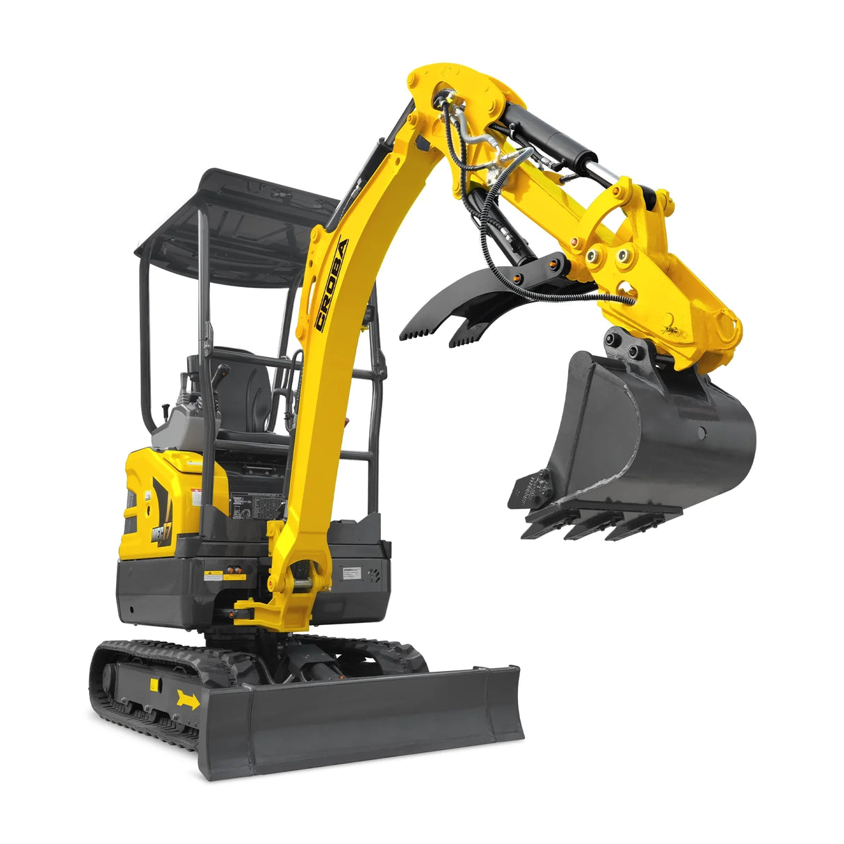 Mini Compact Excavator Kubota D902 Engine, 95" Max. Digging Depth, 4190 LBS Operating Weight, MEC17PRO