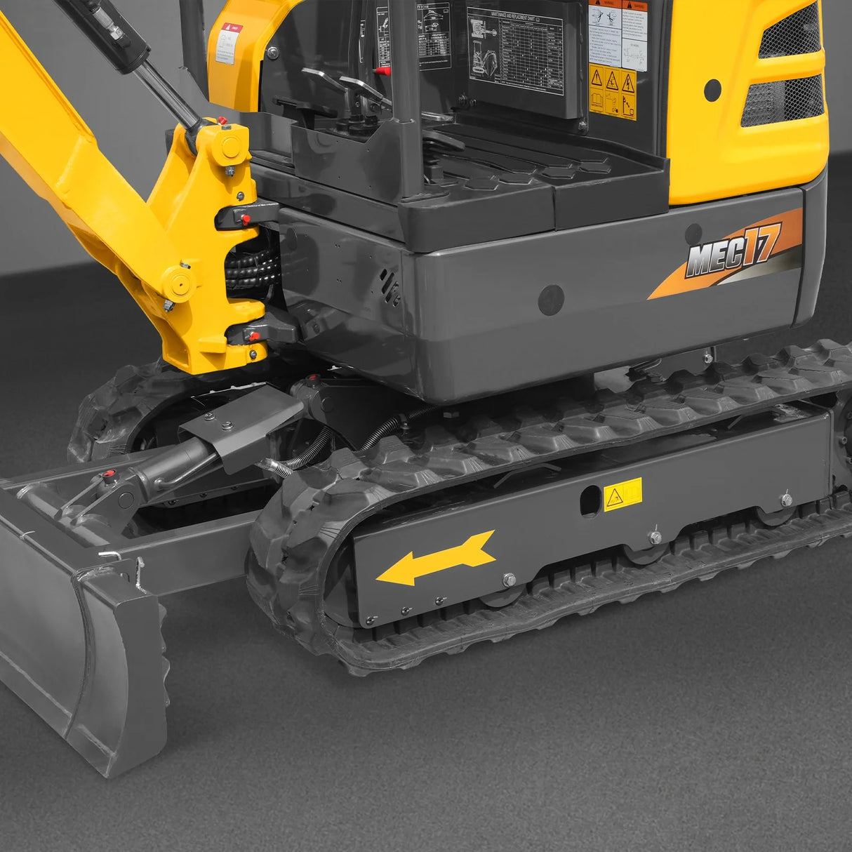 Mini Compact Excavator Kubota D902 Engine, 95" Max. Digging Depth, 4190 LBS Operating Weight, MEC17PRO