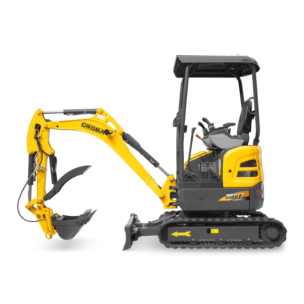Mini Compact Excavator Kubota D902 Engine, 95" Max. Digging Depth, 4190 LBS Operating Weight, MEC17PRO