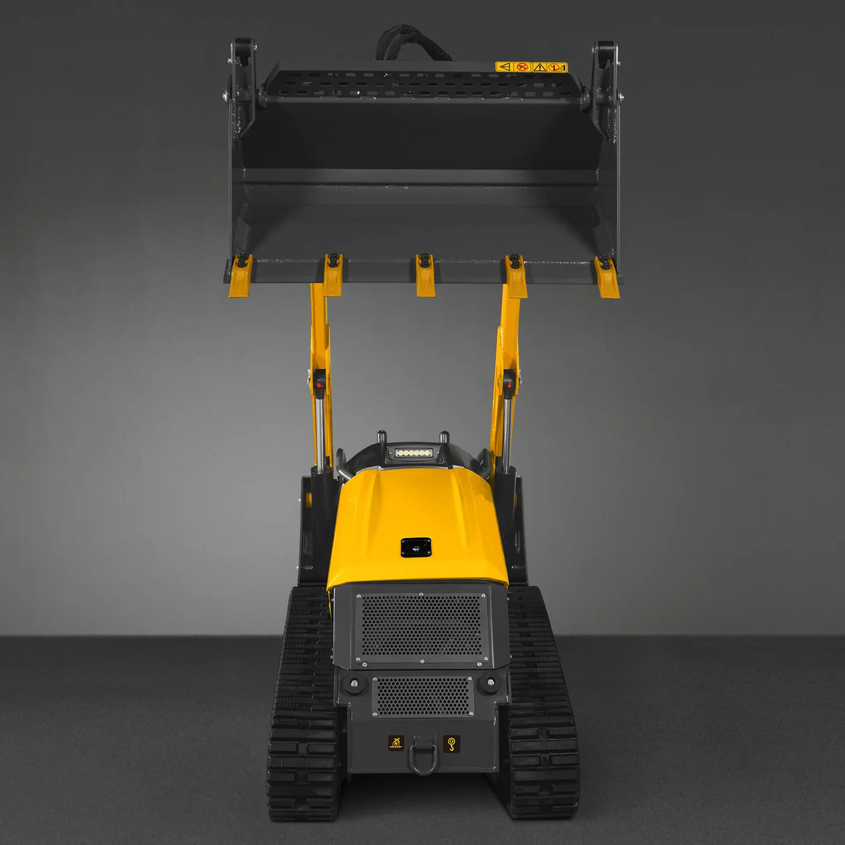 Mini Skid Steer Stand On Compact Track Loader ( 4 in 1 bucket included ) with 25HP KUBOTA D1105 Diesel Engine, Common Industry Interface (CII), CROBA STL1000