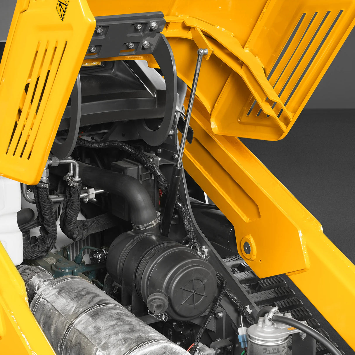 Mini Skid Steer Stand On Compact Track Loader ( 4 in 1 bucket included ) with 25HP KUBOTA D1105 Diesel Engine, Common Industry Interface (CII), CROBA STL1000