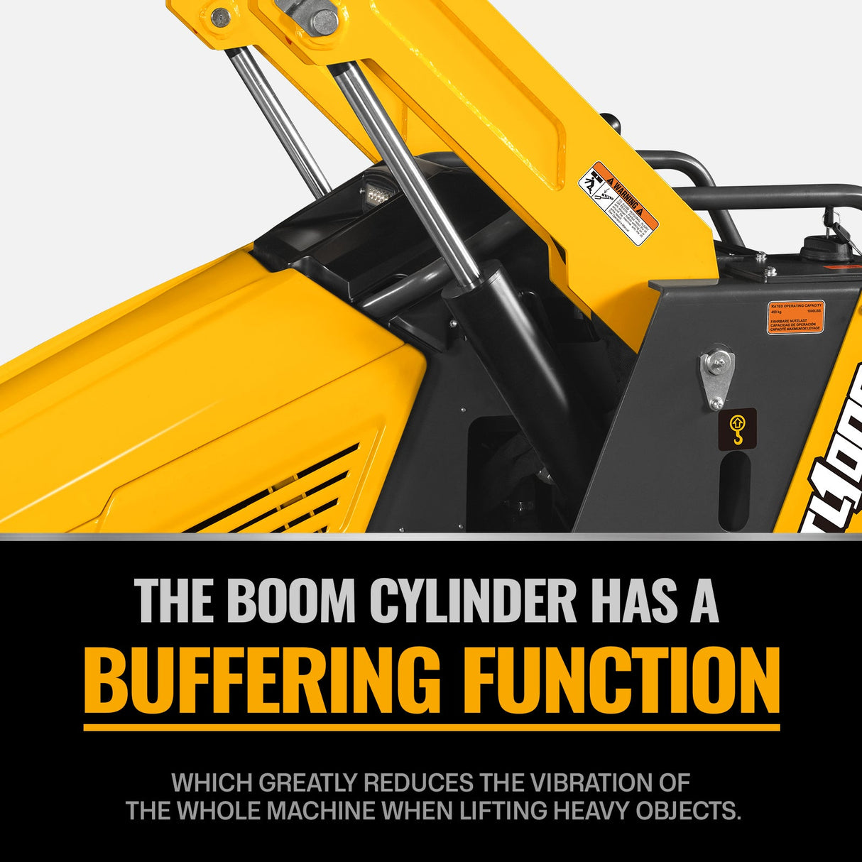 Mini Skid Steer Stand On Compact Track Loader ( 4 in 1 bucket included ) with 25HP KUBOTA D1105 Diesel Engine, Common Industry Interface (CII), CROBA STL1000