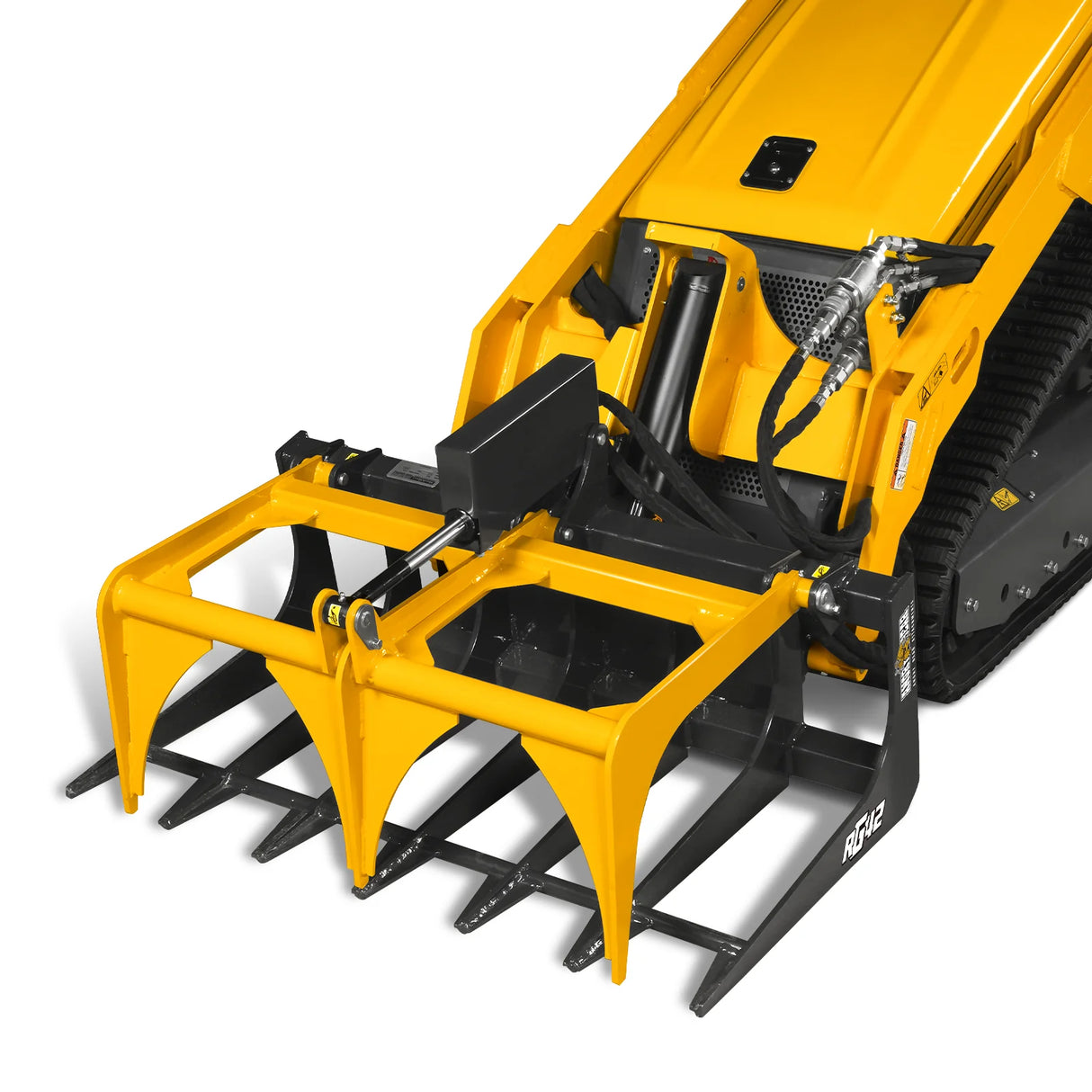 42" Mini Skid Steer Skeleton Grapple Attachment, 24" Arm Opening, 2000 lb Weight Capacity