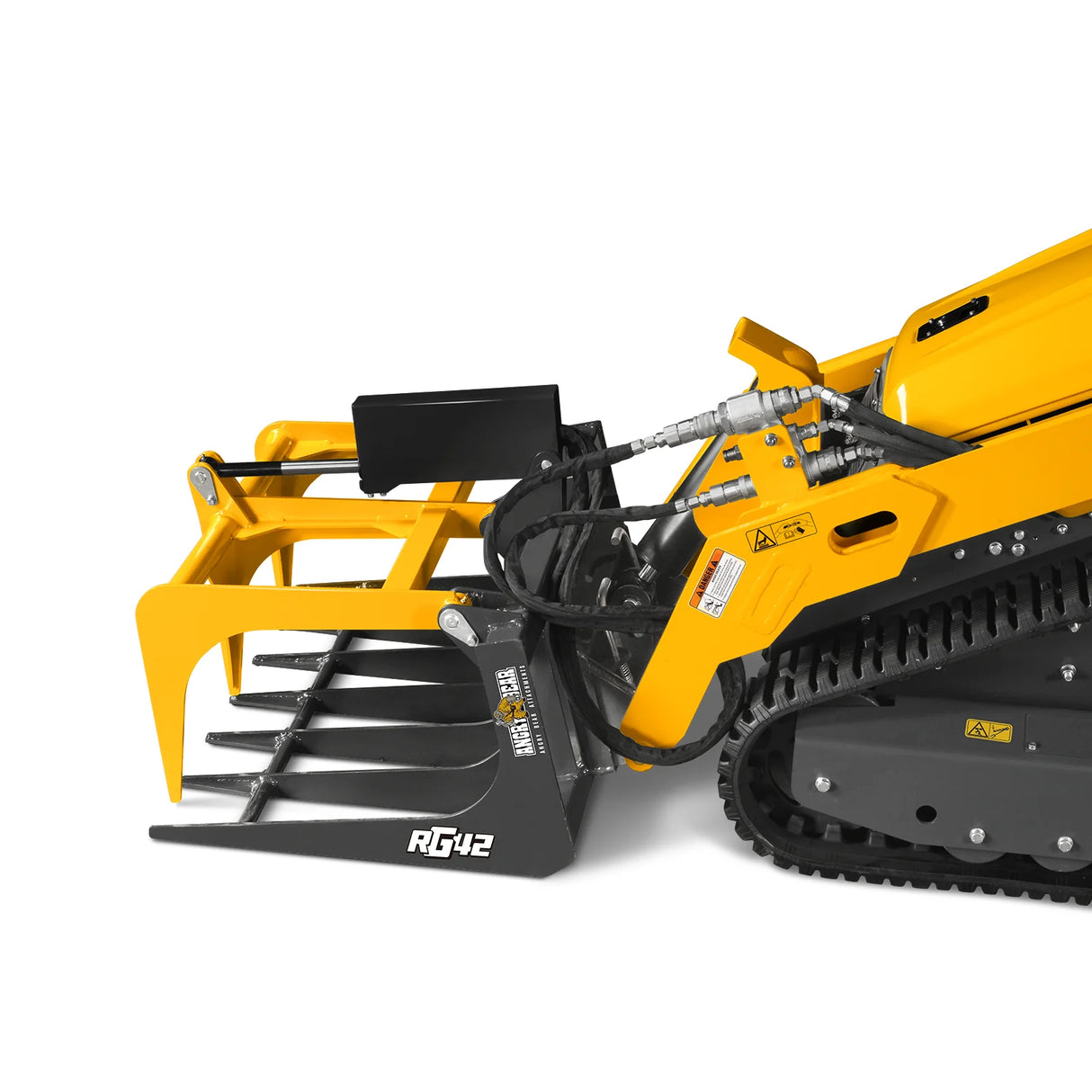 42" Mini Skid Steer Skeleton Grapple Attachment, 24" Arm Opening, 2000 lb Weight Capacity