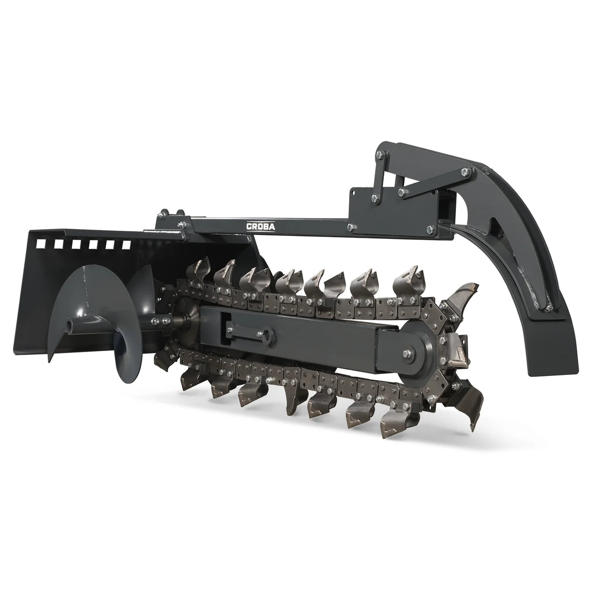 20'' Cutting Depth Mini Skid Steer Trencher