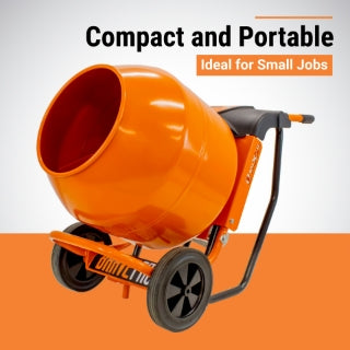 Brave MIXZR Direct Drive Cement Mixer | 5-Cu. Ft.