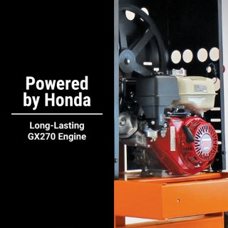 Brave Concrete Mixer | 9 Cu. Ft. Poly Drum | Honda GX270