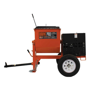 Brave Mortar Mixer | 8 Cu. Ft. Steel Drum | Honda GX240