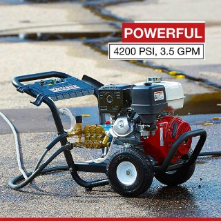 NorthStar Cold Water Pressure Washer 4200 PSI 3.5 GPM Gas Honda GX390