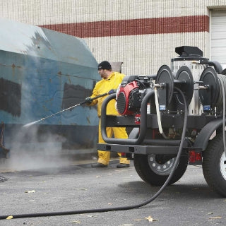 NorthStar Hot Water Pressure Washer Trailer Mounted 4000 PSI 4.0 GPM Gas Honda GX690