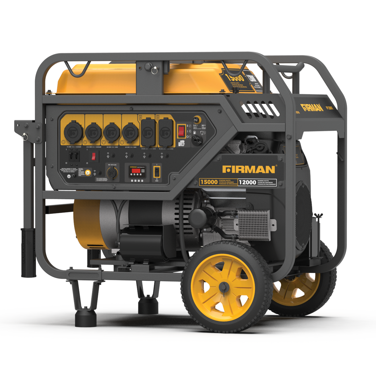 Gas Portable Generator 15000W Electric Start 120/240V