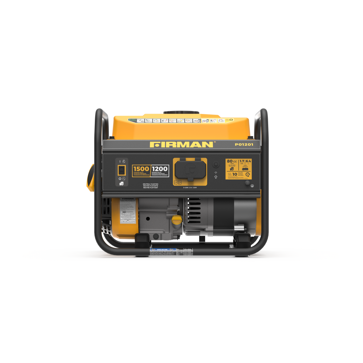 Gas Portable Generator 1500W Recoil Start