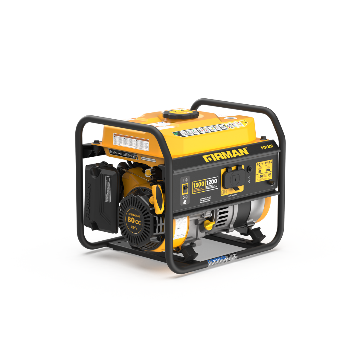 Gas Portable Generator 1500W Recoil Start