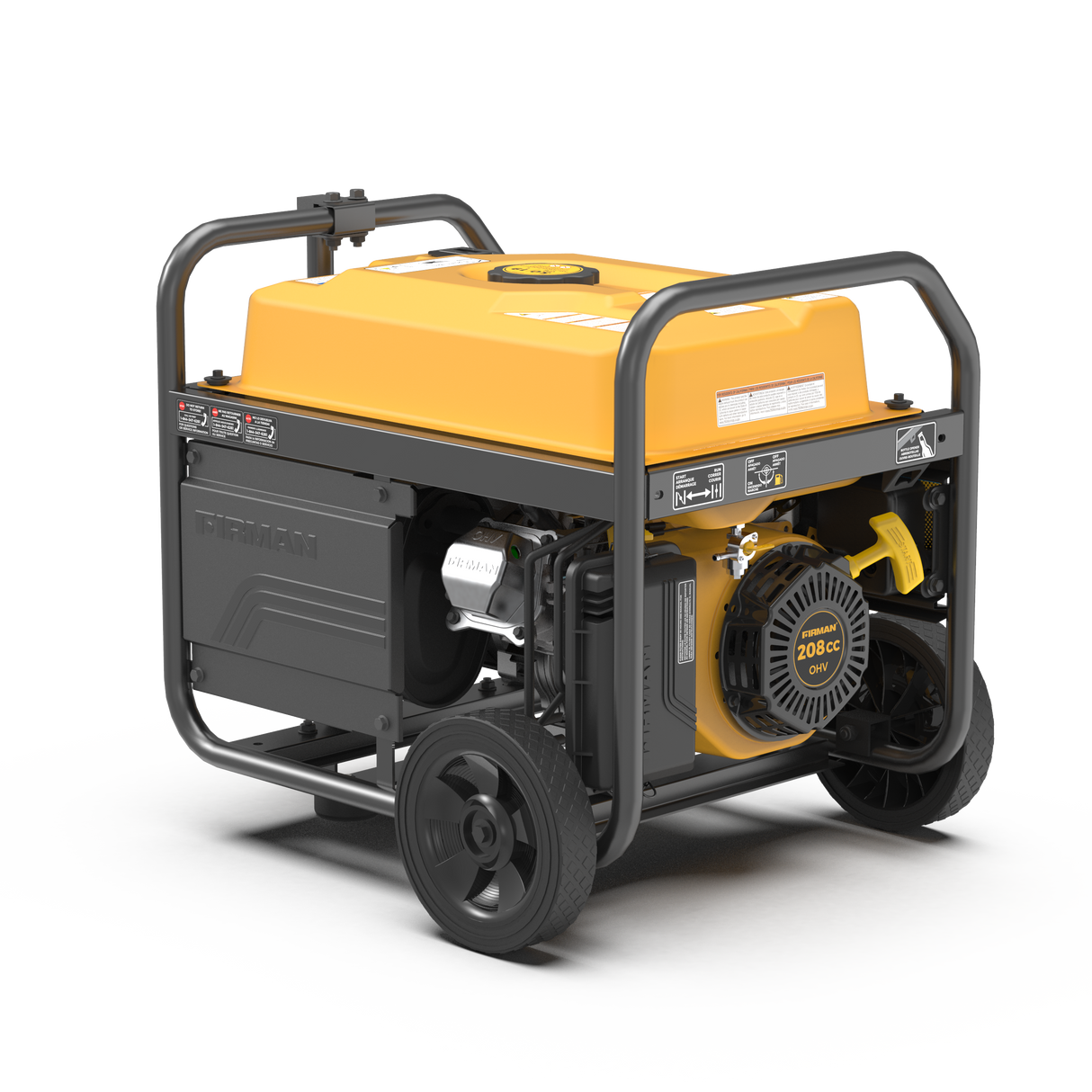 Gas Portable Generator 4450W Recoil Start 120V