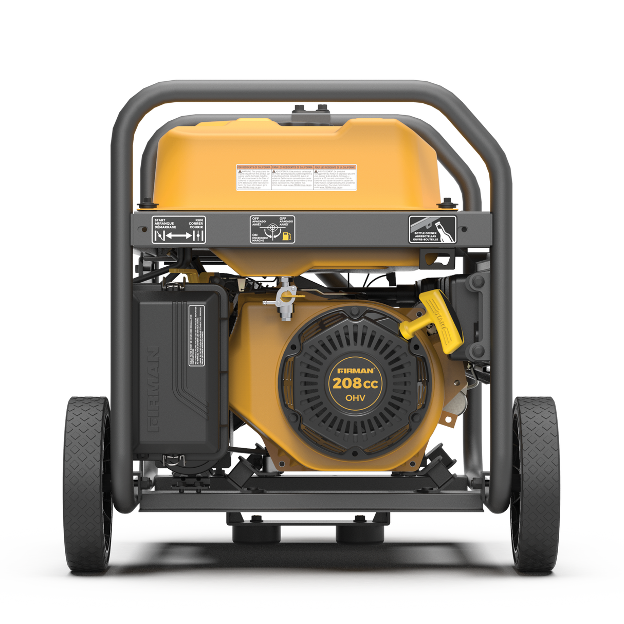 Gas Portable Generator 4450W Recoil Start 120V