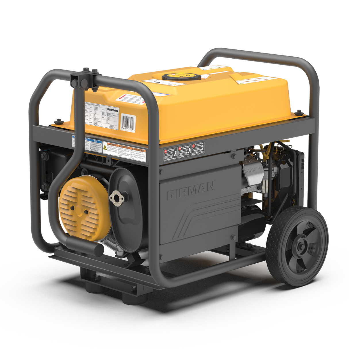 Gas Portable Generator 4450W Recoil Start 120V