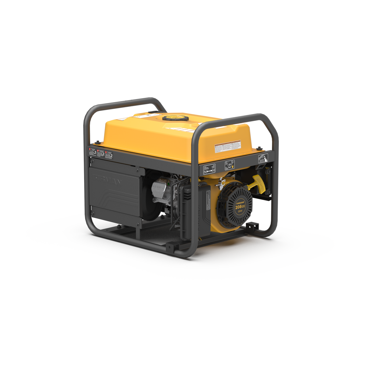 Gas Portable Generator 4550W Recoil Start 120V
