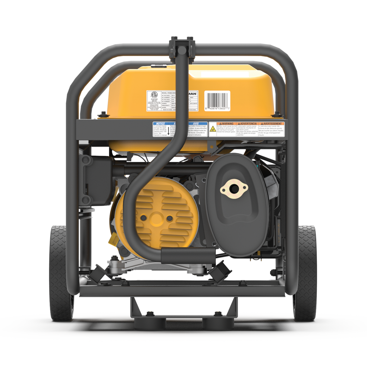 Gas Portable Generator 4550W Recoil Start 120V