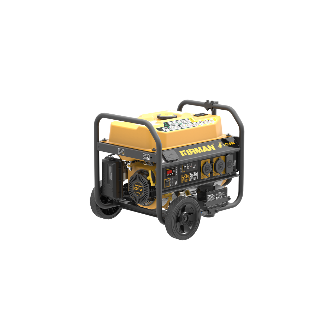 Gas Portable Generator 4550W Remote Start 120V