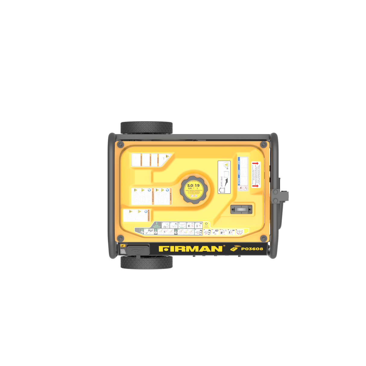 Gas Portable Generator 4550W Remote Start 120V