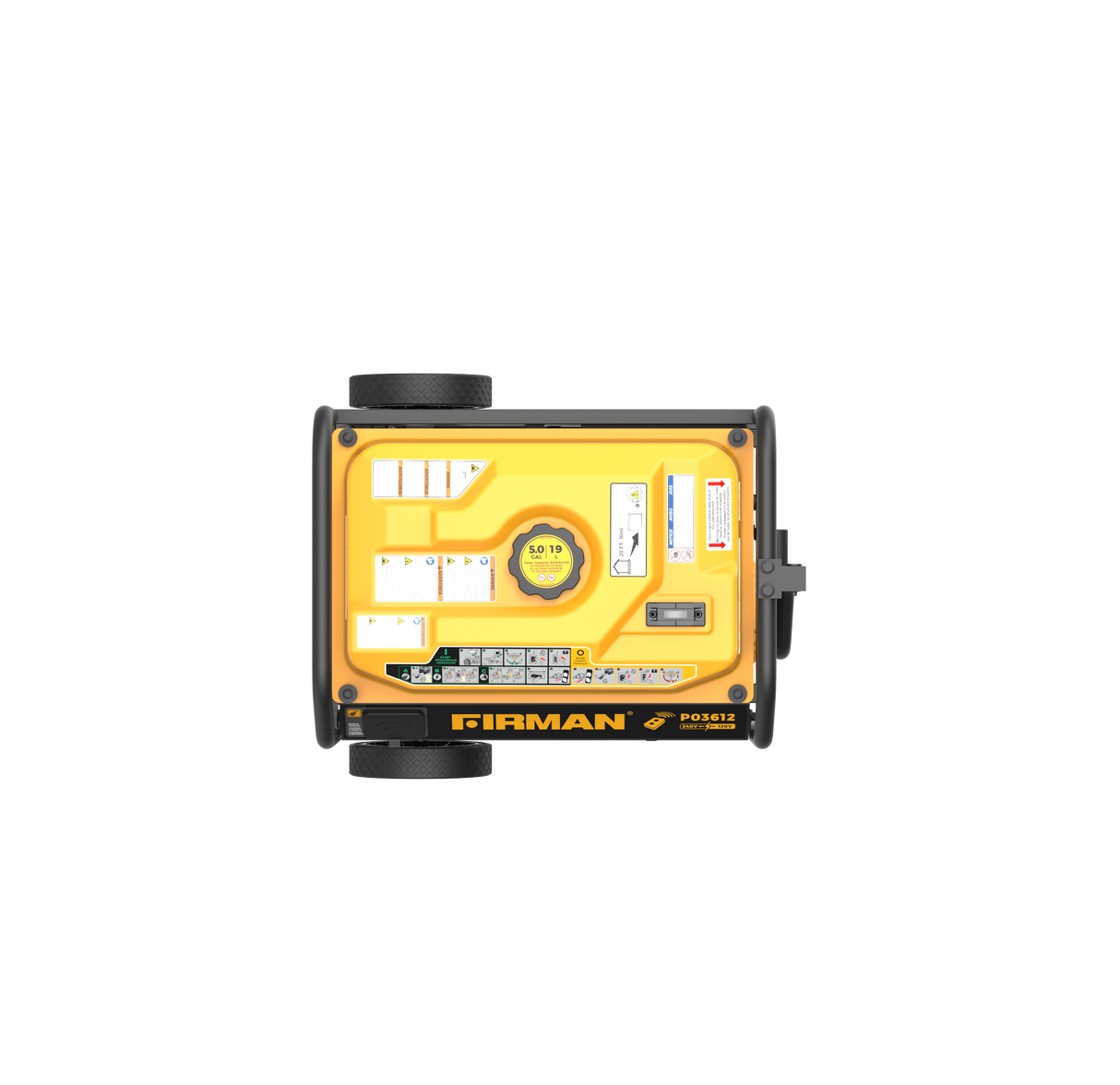 Gas Portable Generator 4550W Remote Start 120/240V