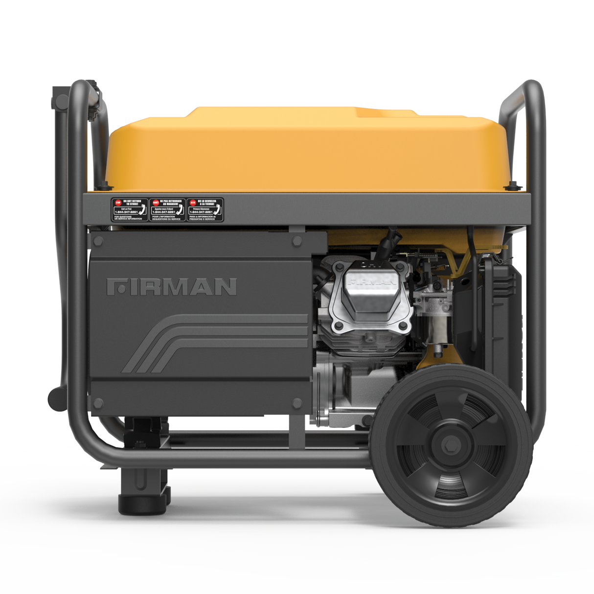 Gas Portable Generator 4550W Recoil Start 120V with CO Alert
