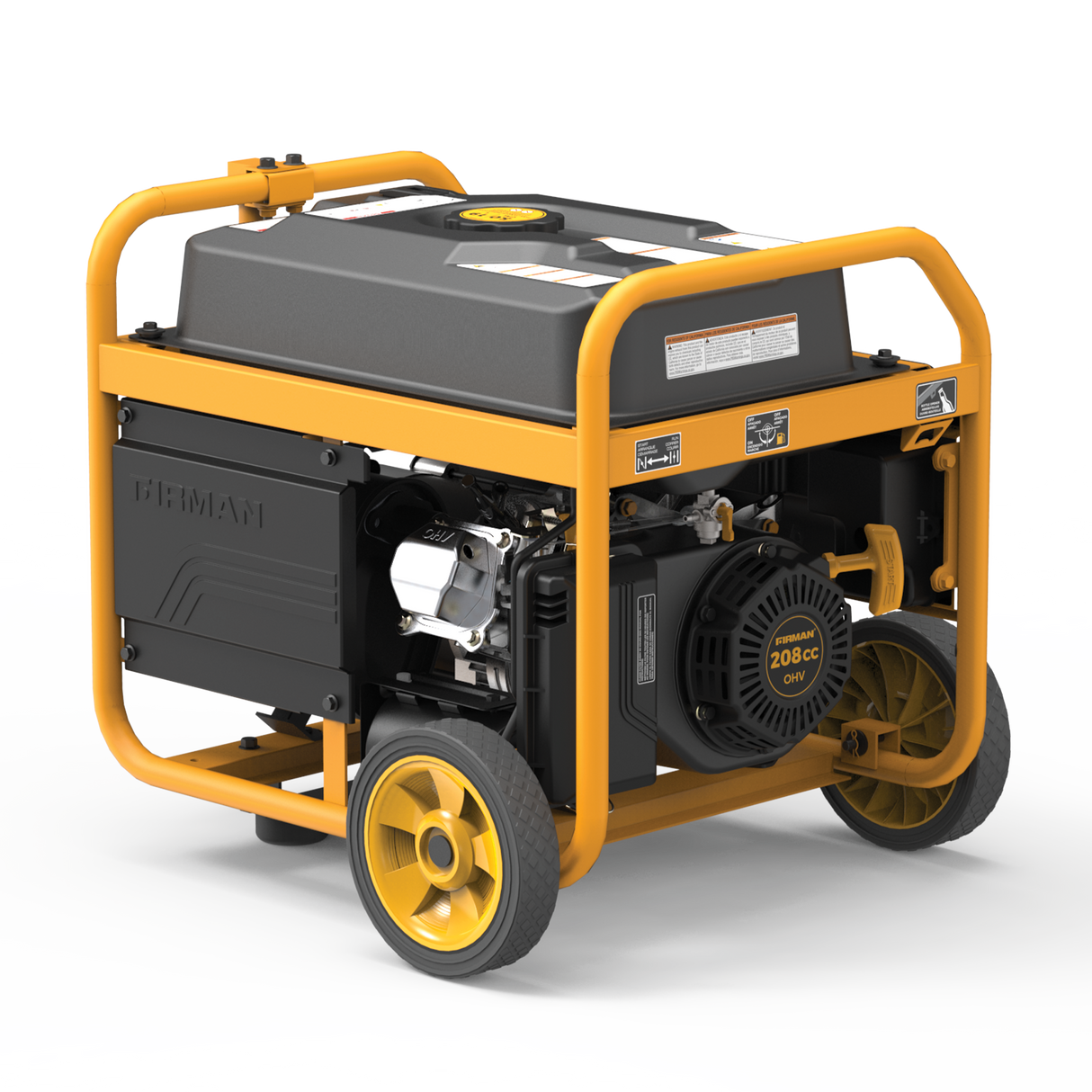 Gas Portable Generator 4550W Remote Start 120/240V