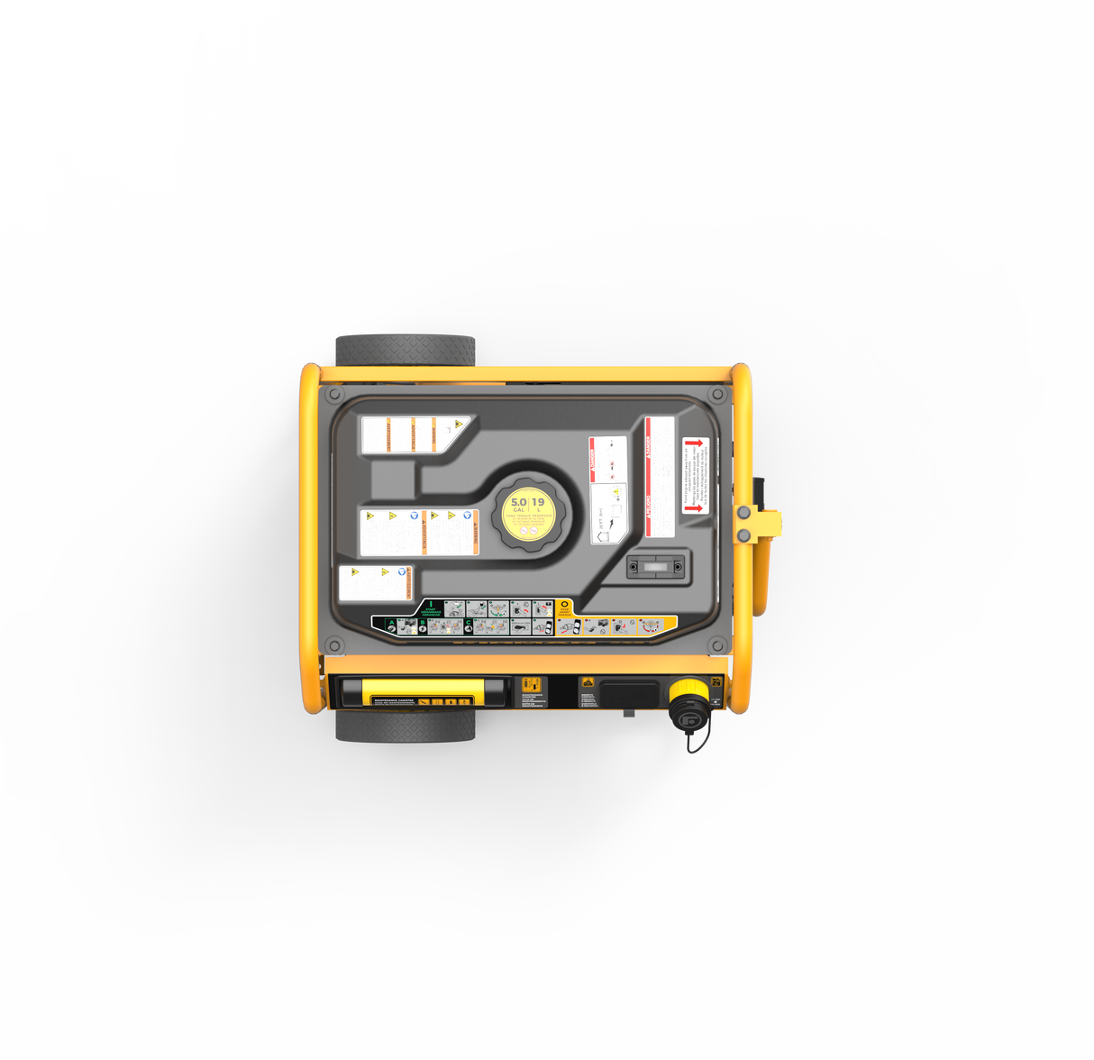 Gas Portable Generator 4550W Remote Start 120/240V