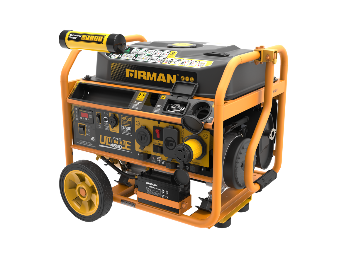 Gas Portable Generator 4550W Remote Start 120/240V